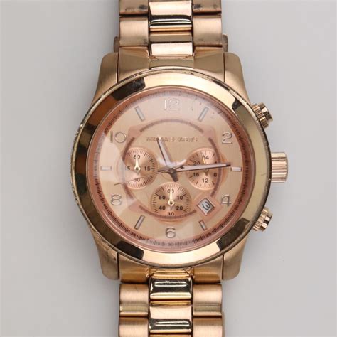 michael kors brown runway watch with glitz|michael kors runway oversized glitz watch mk5541 .